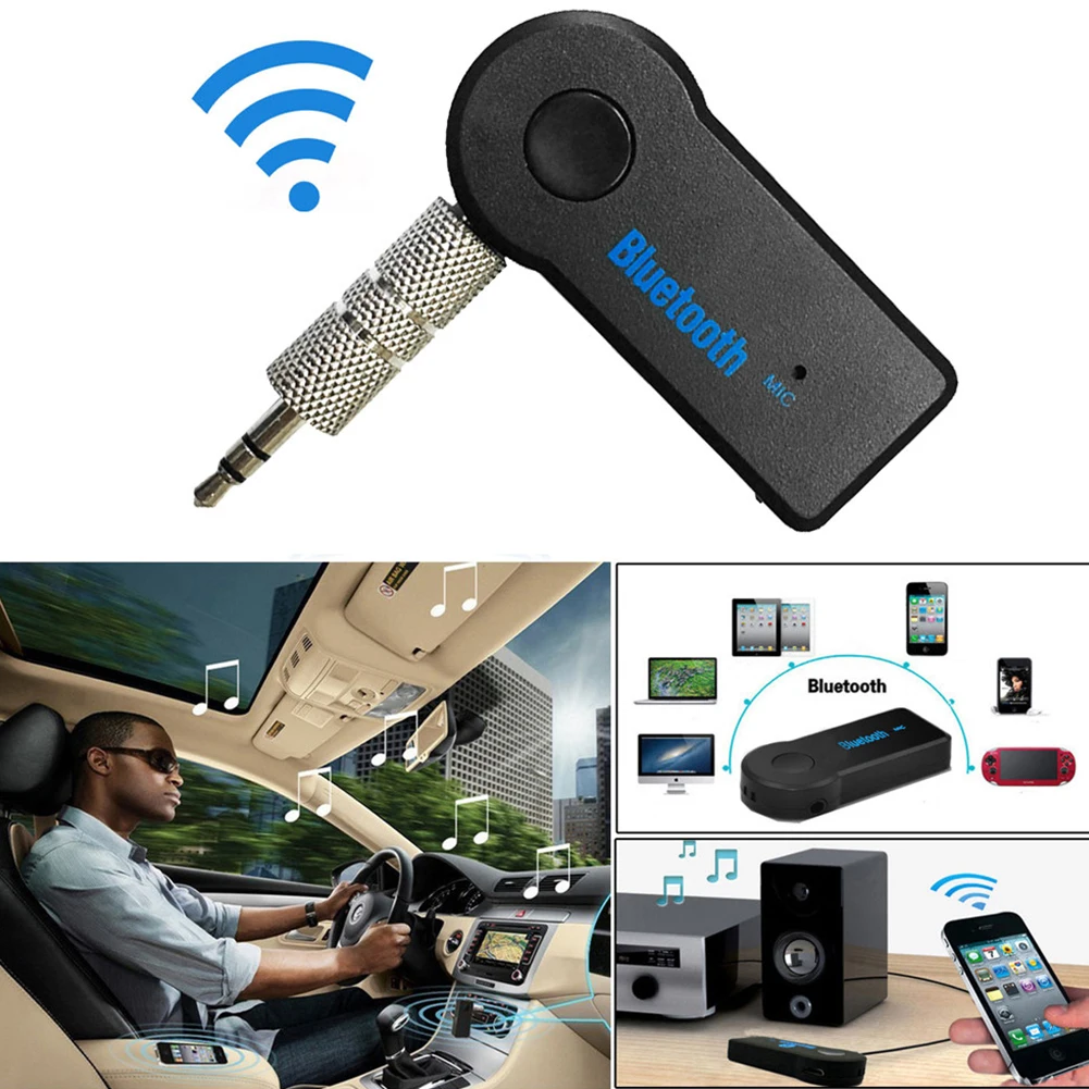 2 Trong 1 Bluetooth Không Dây-Tương Thích Thu Phát Adapter 3.5Mm Điện Thoại Âm Thanh AUX MP3 Dàn Âm Thanh Xe Hơi Nhận Âm Nhạc bộ Chuyển Đổi