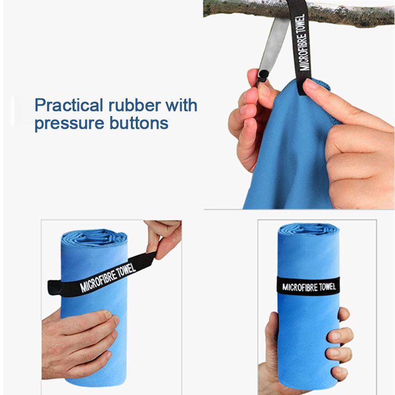 Khăn Tắm Microfiber Cho Du Lịch Thể Thao Nhanh Khô Siêu Thấm Hút Lớn Tóc Siêu Mềm Nhẹ Tập Gym Bơi Thảm Khăn Yoga