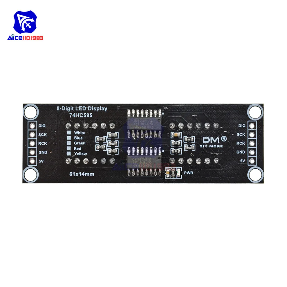 diymore 74HC595 0.36 inch 8 Bits Digital LED Display 7 Segment LED Module 5 Color Available for Arduino