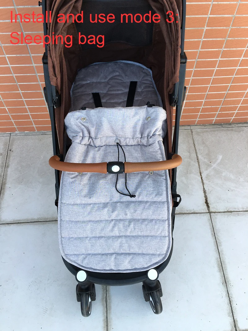 MomTan ®   Carrinho de bebê carrinho de bebê quente footmuff algodão envelope sacos de dormir compatíveis com yoaplus e acessórios universais para carrinho de bebê