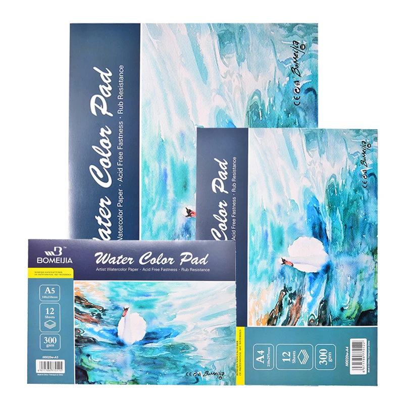 100% Cotton Màu Nước Sketchbook 300G/M2 Màu Nước Giấy Vẽ Sách Học Sinh Giấy Truyền Papel Para Acuarela Nghệ Thuật nguồn Cung Cấp