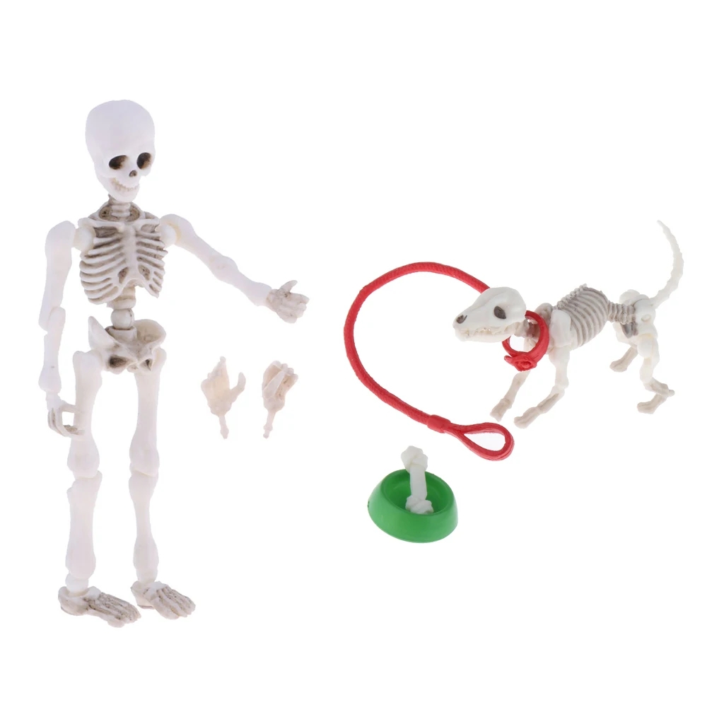 Mini Tư Thế Đồng Hồ Búp Bê/Chó Khớp Di Chuyển Được Bộ Sưu Tập Hình Hành Động Halloween Nhà Búp Bê Lắp Ghép Mô Hình Trang Trí Bộ Cho Bạn Bè