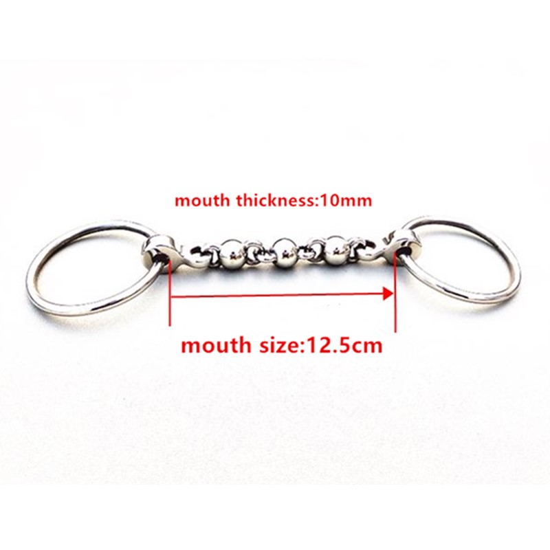 Нержавеющая сталь Waterford Horse Bit Loose Ring Snaffle Bits Horse Equipment 5 дюймов