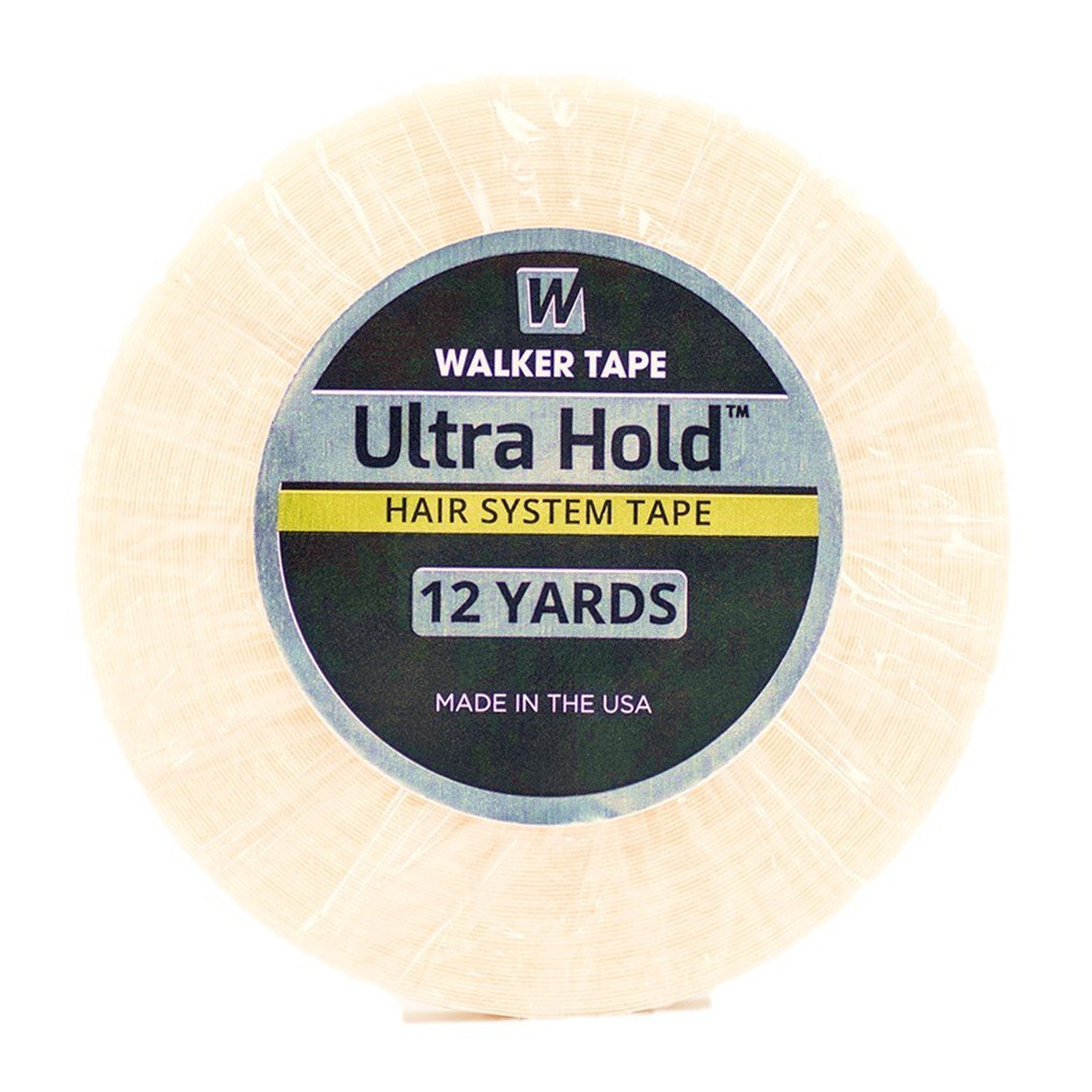 Cinta adhesiva de doble cara para extensión de cabello, tupé, pelucas de encaje, cinta adhesiva para peluca, 3 yardas, 12 yardas, 36 yardas, color blanco