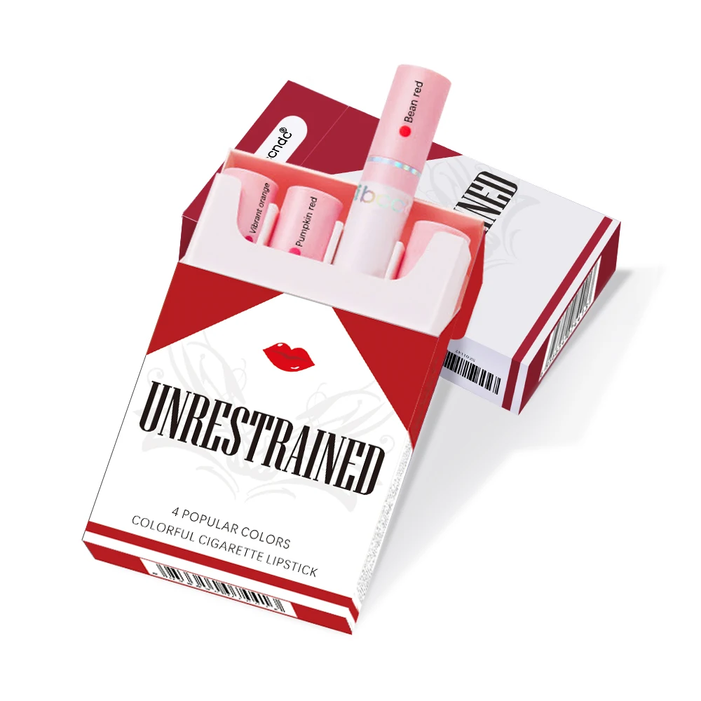 Juego de labios resistente al agua con 4 barras duraderas: lápiz labial mate de larga duración con acabado transparente: regalo perfecto para el día de San Valentín para ella