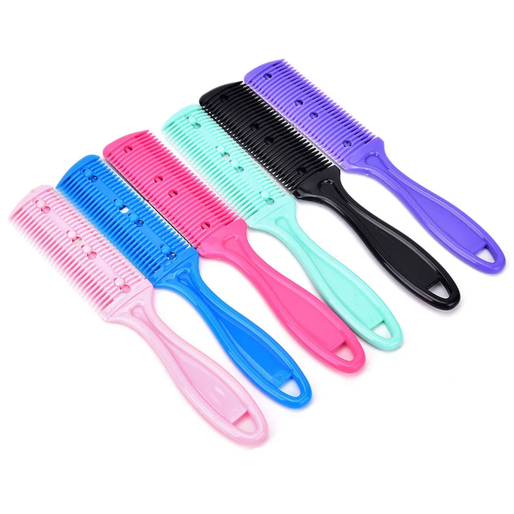 1 Cái Mặt Hai Tóc Dao Cạo Lược Với 2 Có Thể Tháo Rời Lưỡi Dao Cắt Mỏng Shaper Tông Đơ Cắt Tóc Tạo Kiểu Công Cụ