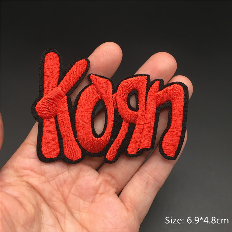 Ban Nhạc Rock Miếng Dán Cho Quần Áo Nhạc Kim Loại Punk Miếng Dán Appliques Sắt Trên Các Huy Hiệu Quần Áo Dán DIY May Embroideriy Sọc