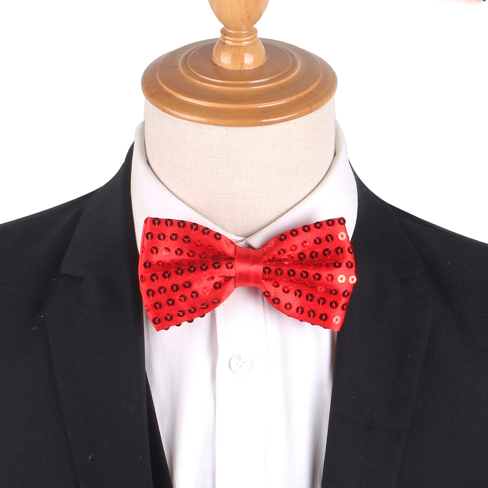 남성 여성을위한 패션 나비 넥타이 웨딩 파티를위한 클래식 스팽글 Bowtie Bowknot 성인 남성 Bowties Cravats Yellow Tie