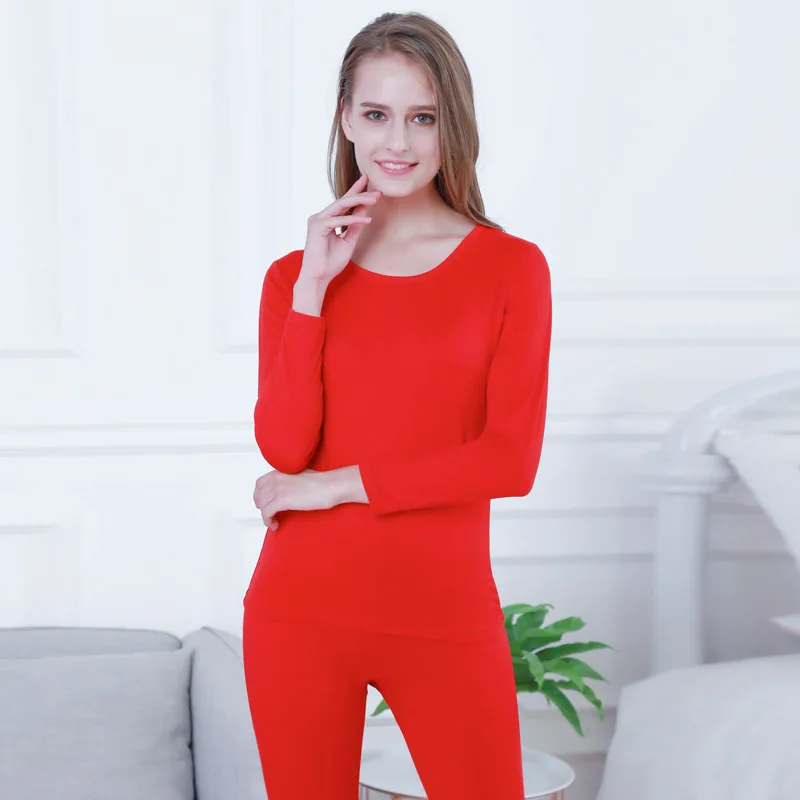 Kupokasi Musim Dingin Ukuran Plus L- 6XL Long John untuk Pria Wanita Pakaian Dalam Termal Hangat Set Pakaian Pria Wanita Setelan