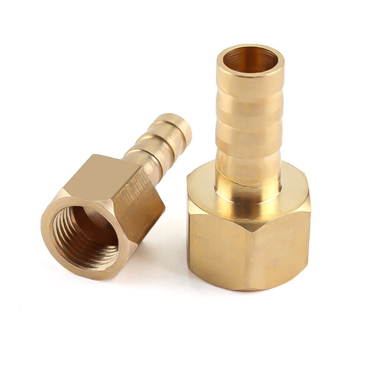 1 Máy Tính Chùa Đồng Vòi Lắp 6/8/10/12/14/18Mm Barb Đuôi 1/8 "1/4" 3/8 "1/2" BSP Dây Chuyền Nữ Ren Đầu Nối Đồng Khớp Nối Adapter