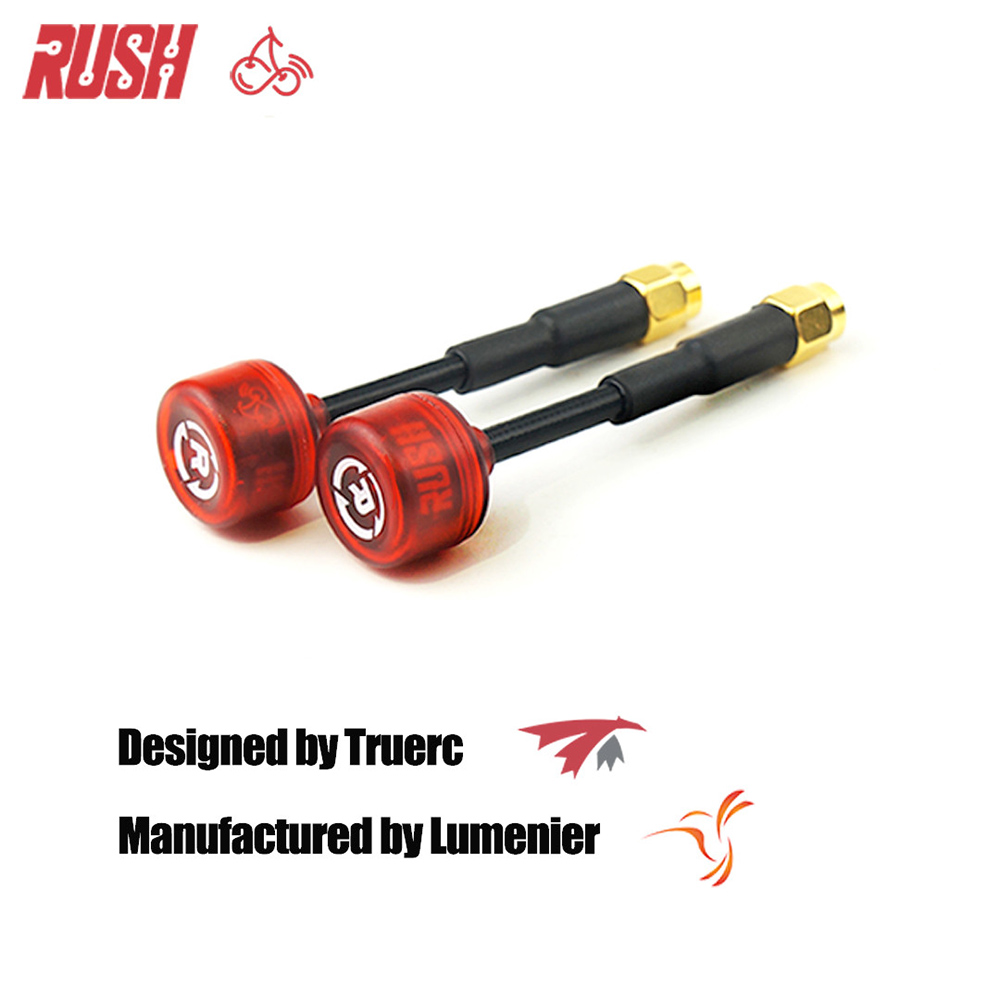 Rush Cherry FPV 5.8G เสาอากาศ LHCP RHCP SMA MMCX UFL IPEX ยาวเสาอากาศอะแดปเตอร์ Stubby สําหรับ Racing Drone Goggles