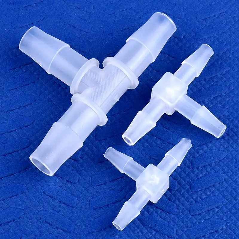 5 ~ 200 Chiếc O.D 1.6 ~ 15.8Mm Nhựa PP Tee Kết Nối Vườn Ống Tưới Chung Bể Cá Adapter máy Bơm Không Khí Vòi Chùa Khớp