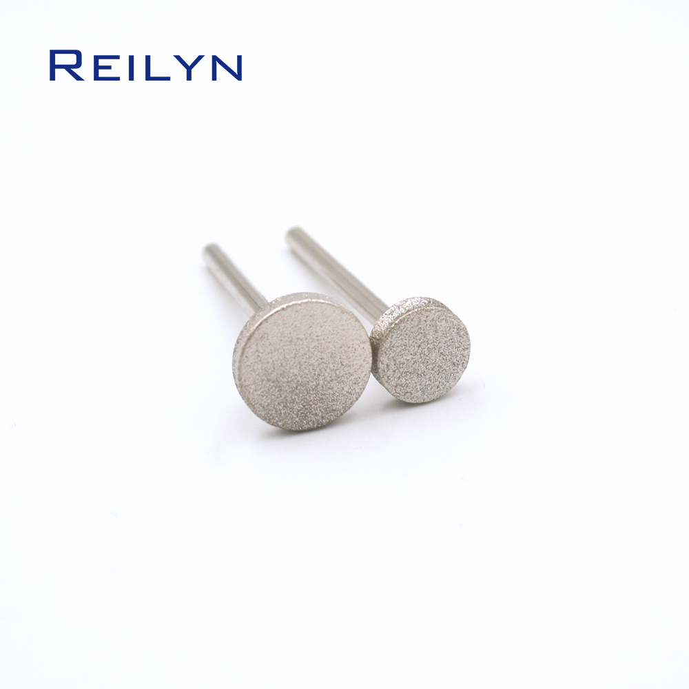 3.17mm Diamond grinding Bits 50 pcs 80# 120# 400# diamond bit dremel polishing Head Grinding burr for dremel drill tools