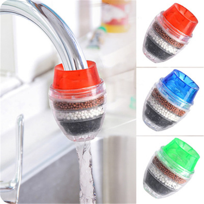 Küche Wasserhahn Leitungswasserreiniger Wohnaccessoires Wasser sauberer Luftreiniger Filter Aktivkohle Wasserreiniger Filtration