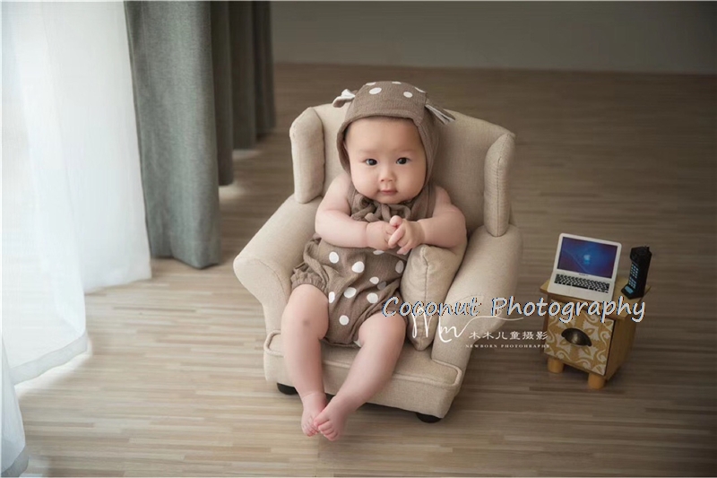 ココナッツ新生児写真プロップミニノートpc撮影アクセサリークリエイティブ赤ちゃんmoderntheme写真デコレーション小説飾り