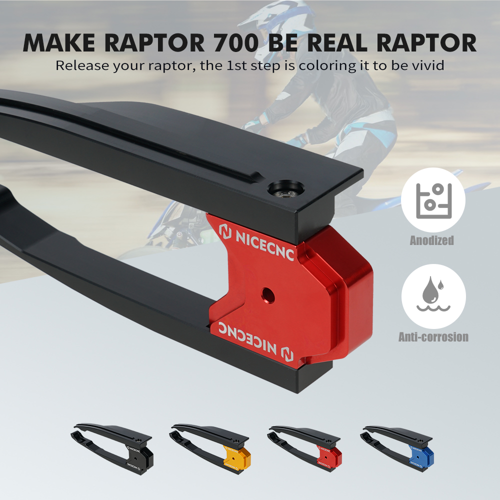 For Yamaha Raptor 700 Chain Guide Guard Cover Protector Raptor 700R YFM700 YFM700R ATV Accessories Chain Slider Buffer