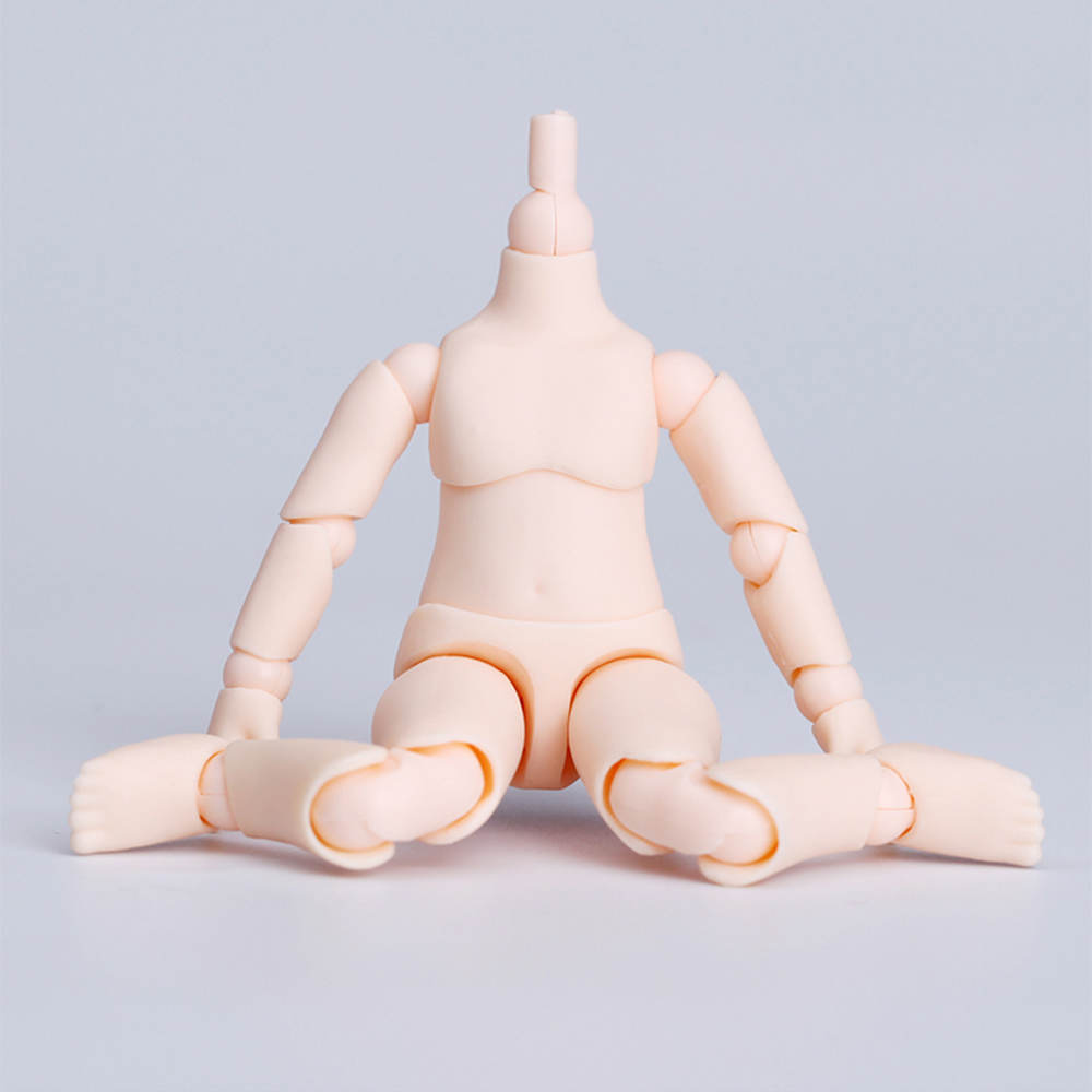 11 см obitsu11 1/12bjd обнаженные Детские куклы подвижные шарнирные 19 шарниров ob11 BJD кукла YMY, ГК белые кожаные тела модные куклы с рукой