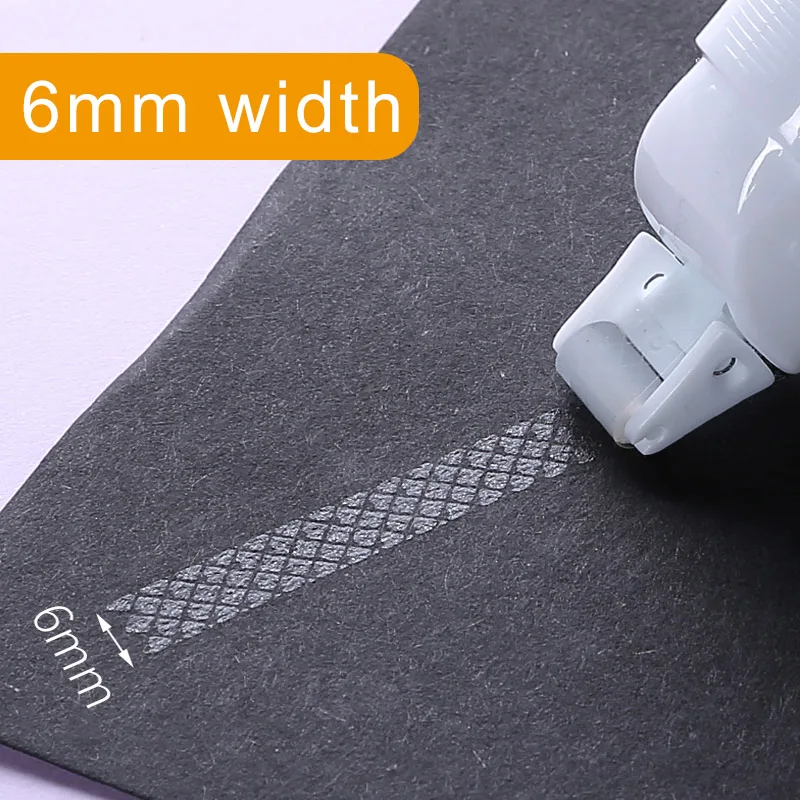 Deli 6Mm * 8M 2 Mặt Chấm Bi Cuộn Băng Keo Con Lăn Cho Trẻ Em Tự Làm Thủ Công Mỹ Nghệ Lưu Trữ Thêu Sò Giấy băng Keo Dán Tiếp Liệu