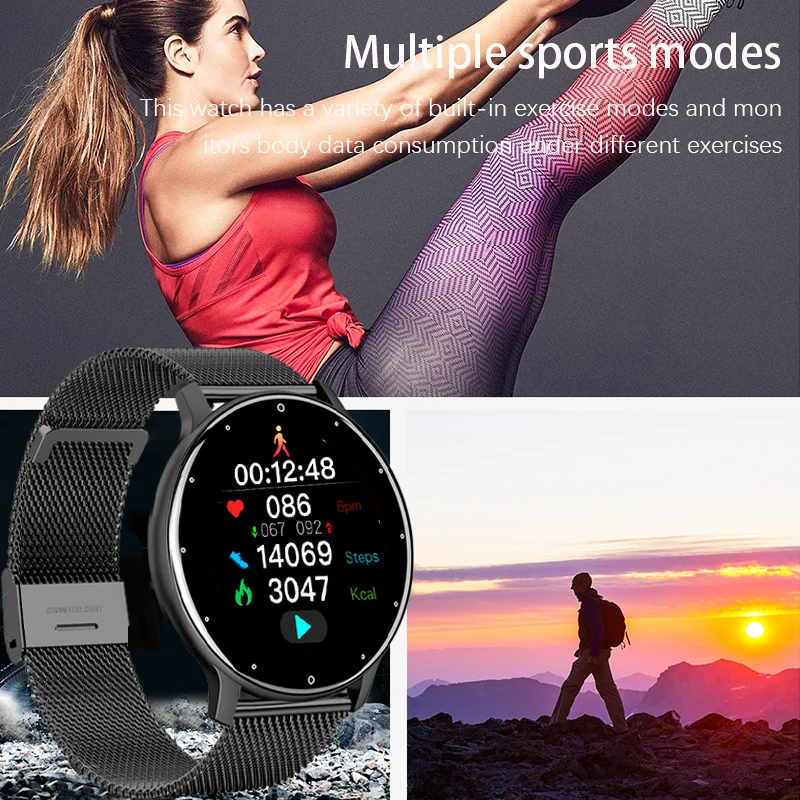 LIGE-reloj inteligente para mujer, accesorio de pulsera resistente al agua IP67 con pantalla táctil, Bluetooth, compatible con Android e iOS, 2025