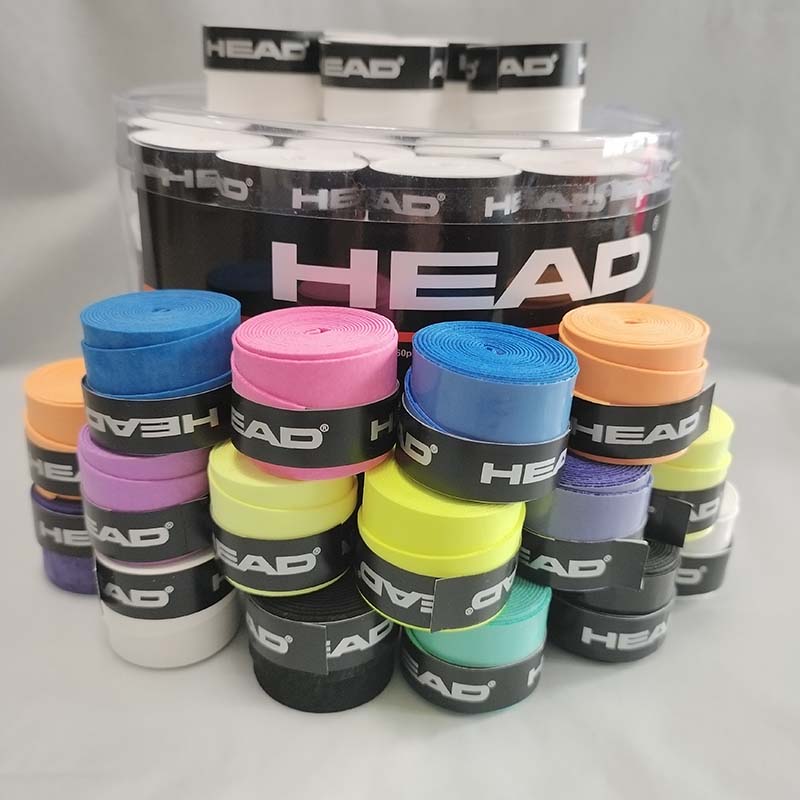 6ชิ้น Original HEAD Overgrip Anti SLIP แร็กเกตเทนนิส Sweatband จับ shock Grip เทปอุปกรณ์การฝึกอบรม