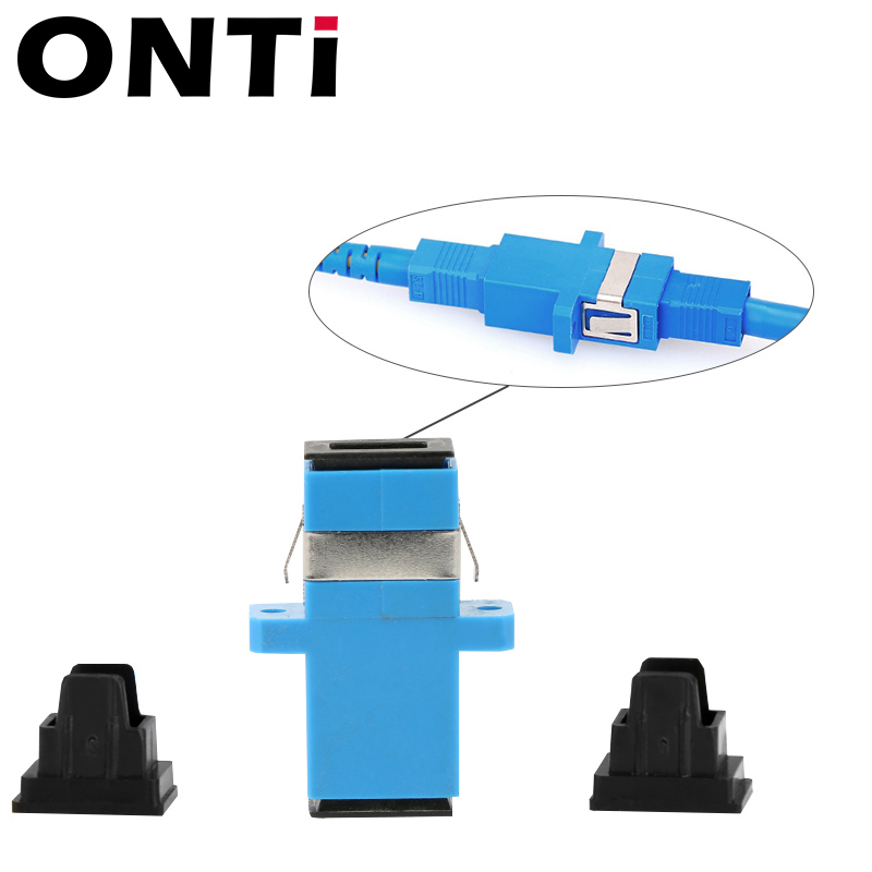 ONTi 50-400 шт. адаптер для оптоволоконного разъема SC/UPC SM фланец одномодовый симплекс SC-SC APC соединитель оптовая продажа