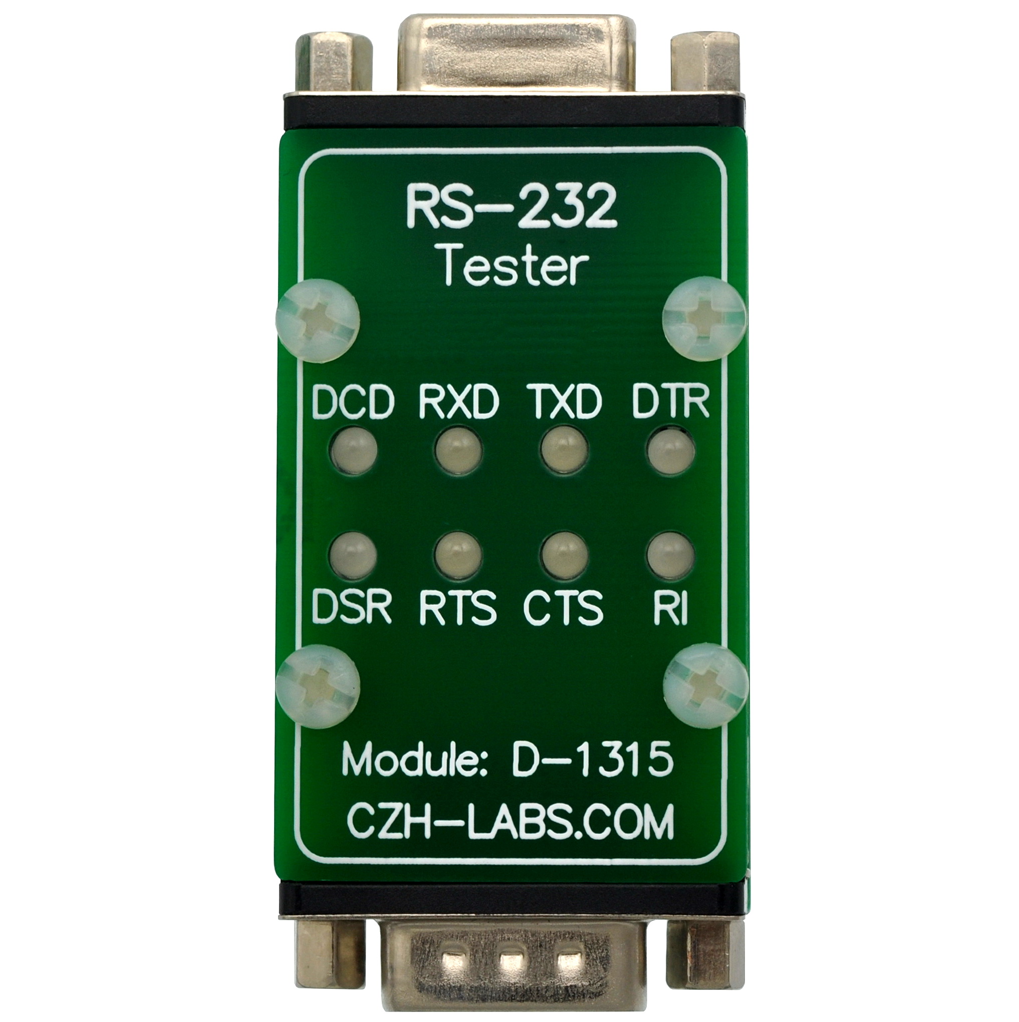 CZH-LABS RS232 LED Link โมดูลทดสอบ,DB9ชาย DB9หญิง