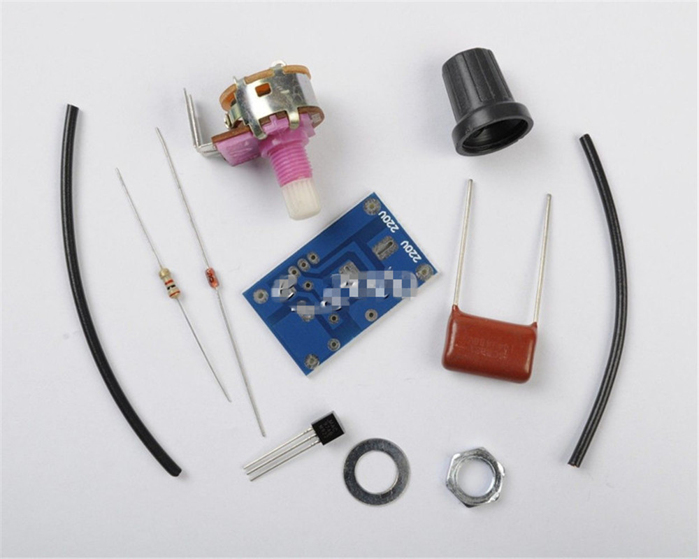 220V 100W Dimmer Modul mit Potentiometer Schalter Geschwindigkeit Regulierung Modul Neue LED Treiber Decoder DIY Kit Komponenten für Arduino