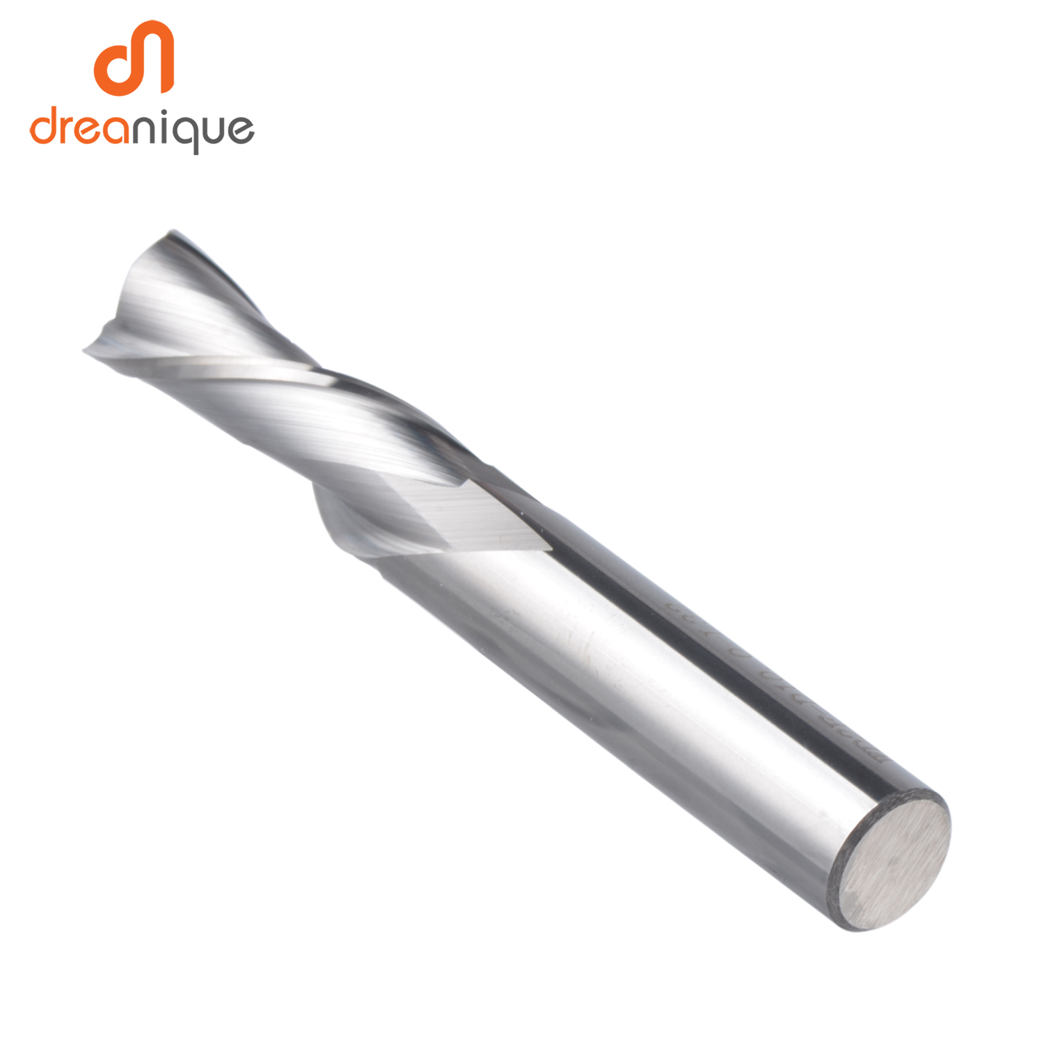 Dreanique 1pc Fresa in metallo duro solido 3.175 4 6 8mm 2 flauto Punta del router a spirale Fresa in metallo duro Legno MDF Imbottiture taglio