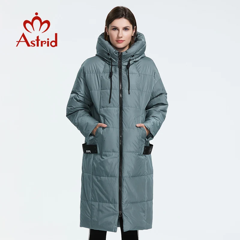 Astrid 2022 inverno nova chegada para baixo jaqueta feminina roupas soltas outerwear qualidade com um capuz moda estilo casaco de inverno AR-7038