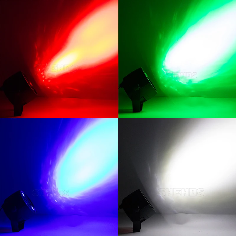 SHEHDS LED Par 12x3W RGBW Stage Light พร้อม DMX512 สําหรับดิสโก้ DJ โปรเจคเตอร์เครื่อง Party ตกแต่ง