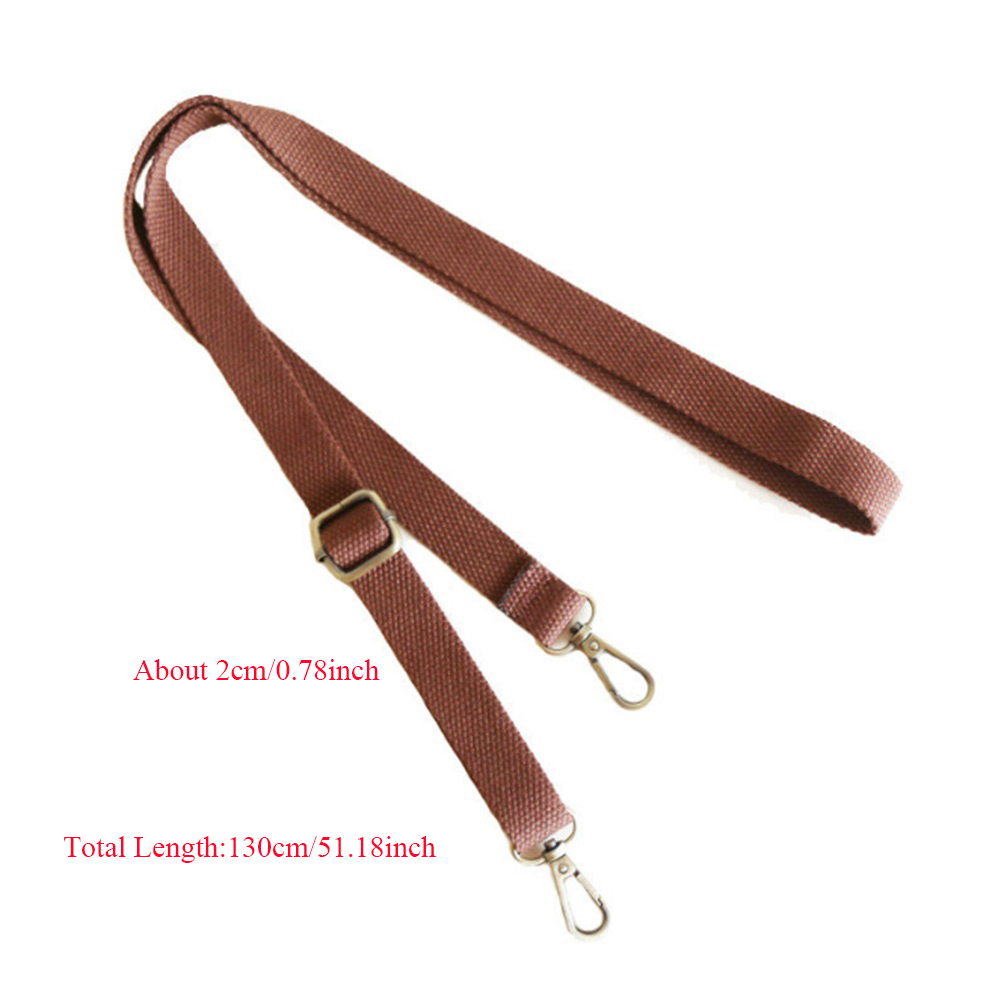 130 cm Canvas Verstellbarer Taschengurt Unisex Mode Ersatz Candy Color Tasche Schultergurt Gürtel Reine Farbe Taschenzubehör