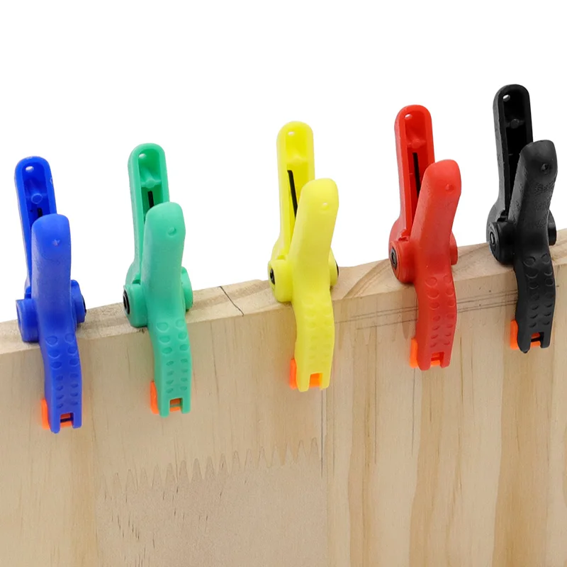5 Chiếc 2 Inch DIY Dụng Cụ Nhựa Nylon Kẹp Cho Gỗ Mùa Xuân Kẹp Ảnh Phòng Thu Kẹp Hout