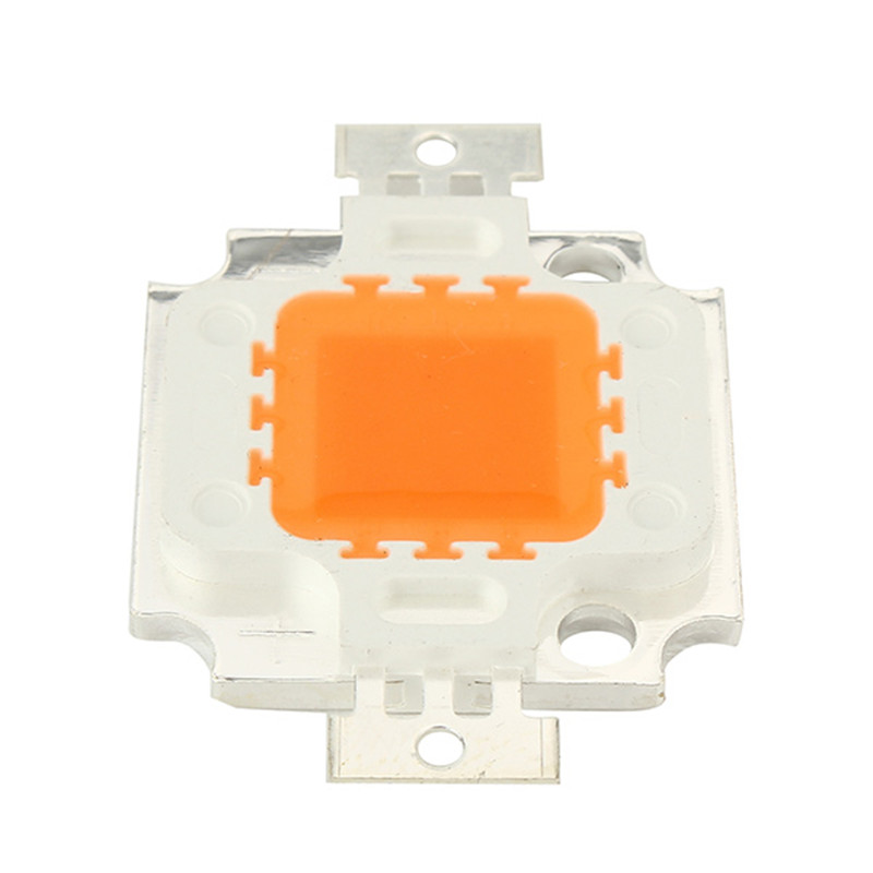 Led園芸用グローライト,9〜12v,10w,2個,フルスペクトル,植物ランプ,ダイオード,水耕栽培用園芸照明,開花,900ma