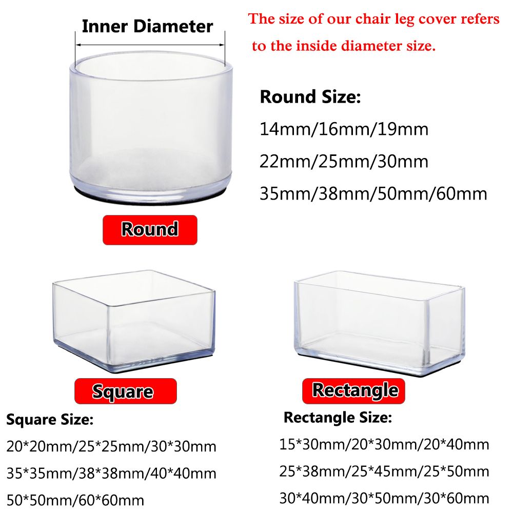 4 шт./набор, силиконовые накладки на ножки стула