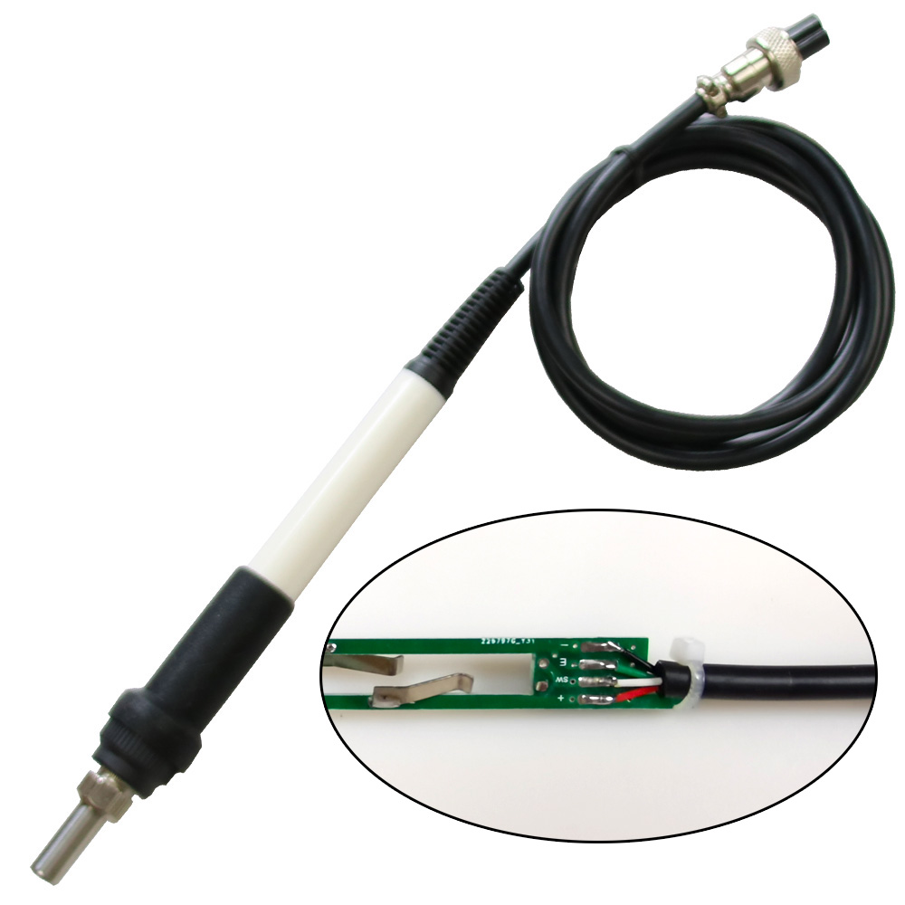 QUECOO 4-контактный T12-M8 9501 907 P9 Ручка для паяльной станции T12-952/942/956, цифровой электрический контроллер температуры