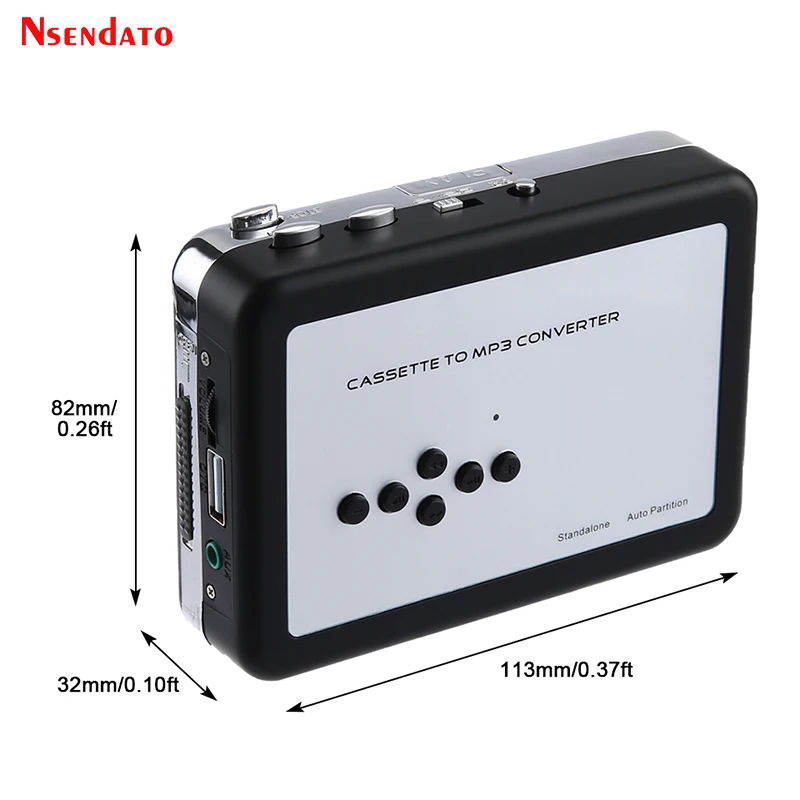 Ezcap 231 USB-Kassettenband, Musik-Audio-Player zu MP3-Konverter, Klebebänder, Kassetten-Player-Recorder, sparen Sie MP3-Dateien in USB-Flash/USB