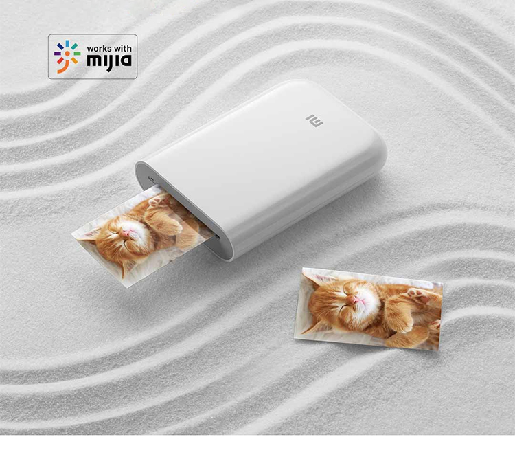 Xiaomi Mijia AR Máy In 300Dpi Di Động Chụp Ảnh Mini Bỏ Túi Với DIY Chia Sẻ 500MAh Hình Máy In Bỏ Túi Máy In Công Việc với Mijia