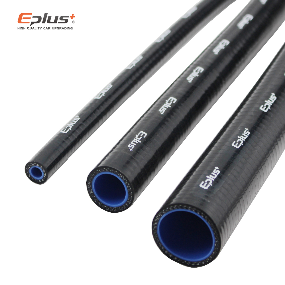 EPLUS 3 Layers Polyester Silicone Hoses Straight 1 Meter Car Engine Universal High Temperature Silica Gel Tube Blue Multi Size