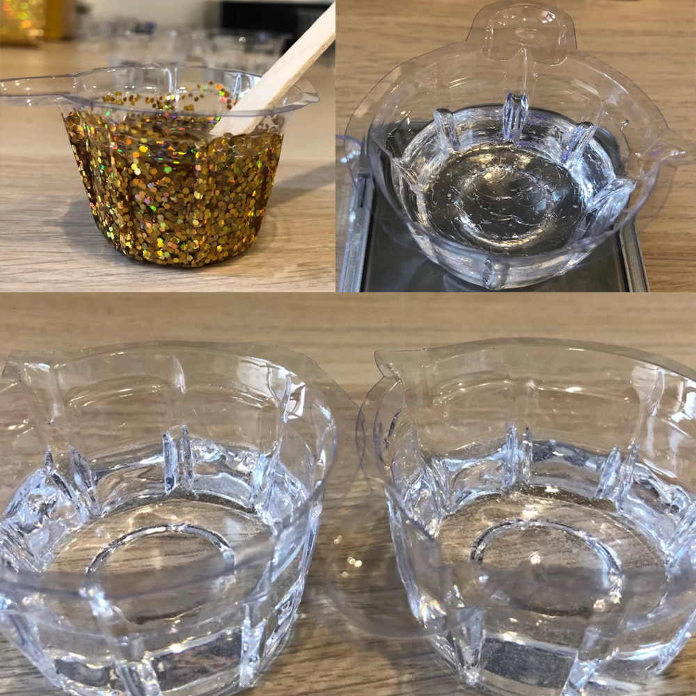 Dispensador de copos descartáveis de plástico, 50-150 peças 40ml, ferramenta de molde de resina de silicone para artesanato em resina epóxi diy, ferramentas de fabricação de jóias