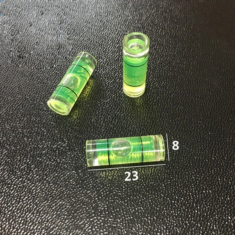 3 cái Mini Bubble Spirit Level Hình trụ Tròn Bullseye Bubble Level Ngang Bộ đo chính xác