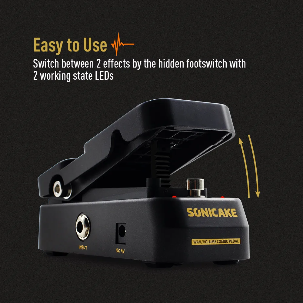 SONICAKE VolWah Active Volume Control & Wah Expression Pedal QEP-01 อุปกรณ์กีตาร์