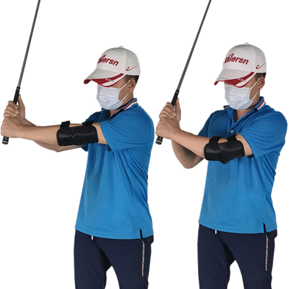 Ayuda de entrenamiento de Swing de Golf, soporte de codo, Corrector de arco, entrenamiento de Swing, práctica recta, alarma de flexión de brazo, entrenador de Swing, 1 Uds.