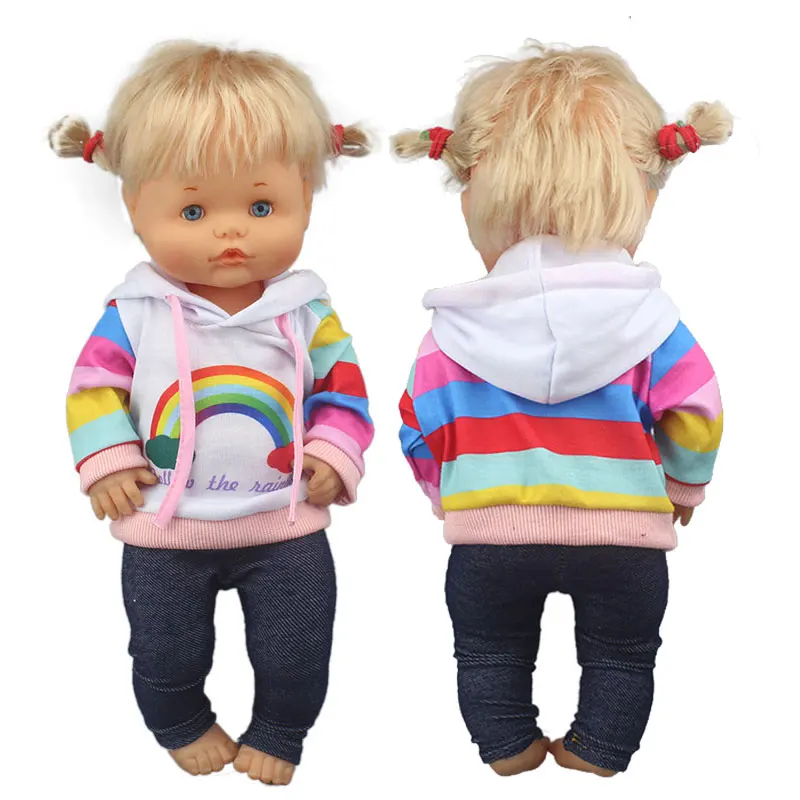 Precioso traje para muñeca Famosa Nenuco de 42cm, ropa y accesorios para muñeca niña de 17 pulgadas