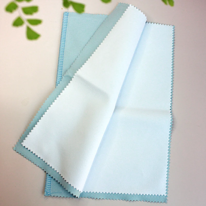 1 Multi-Layerเงินขนาดใหญ่เช็ดผ้า 30*32 ซม.GoldและSilverเครื่องประดับตัวแทนขัดกวางขนสัตว์ขัด