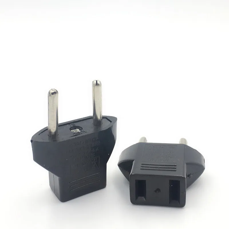 1pcs 미국 EU 플러그 소켓 어댑터 CN 중국어 유로 EU 여행 어댑터 유럽 플러그 변환기 전력 소켓 콘센트