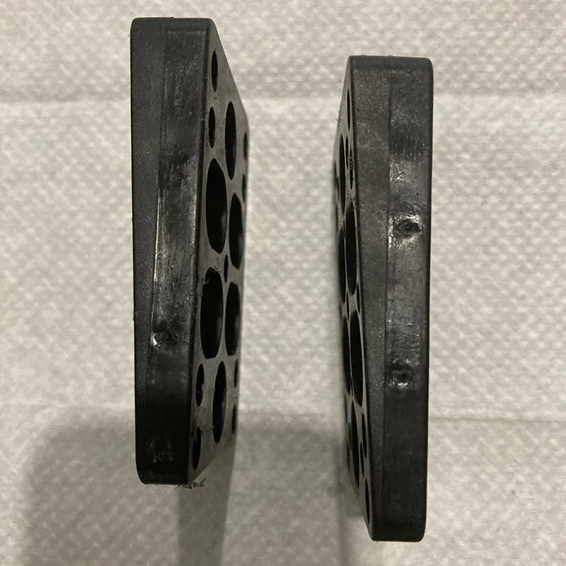 1 Cặp 8-12Mm Longboard Risers Xuống Dốc Bảng Dài Dốc Riser Xe Tải Miếng Đệm Tiêu Chuẩn 75*55Mm không Đồng Đều Chiều Cao Tăng Skate Miếng Đệm