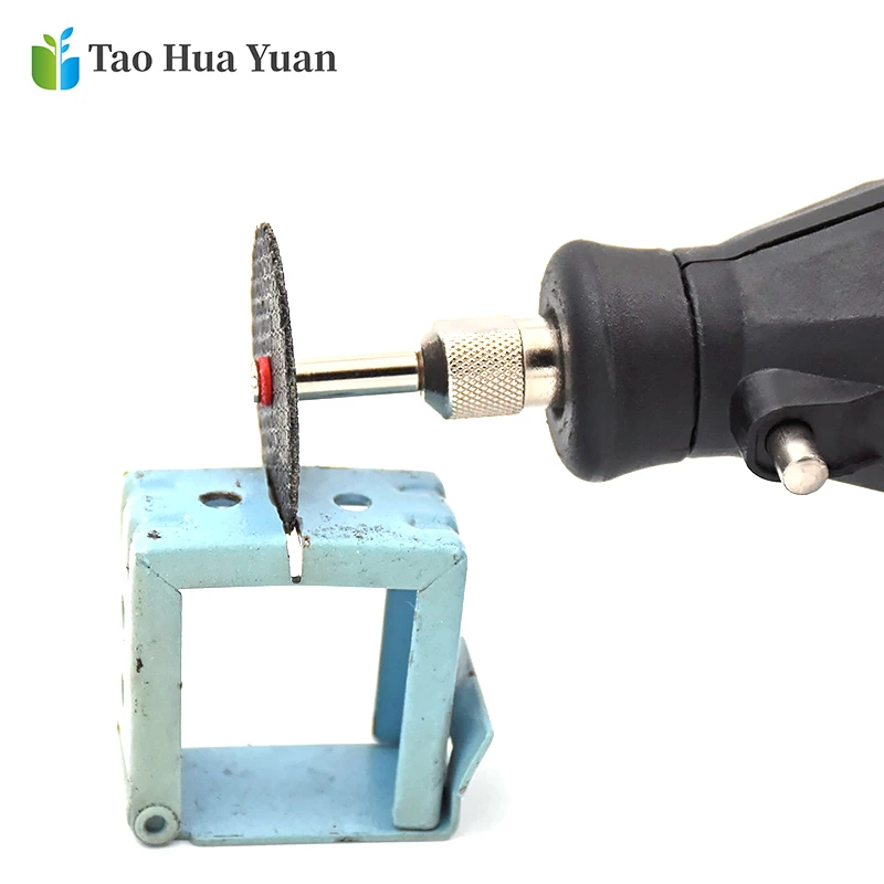 12 Chiếc Nhựa Đĩa Cắt Đá Mài Nhám Đĩa Cắt Mũi Khoan Mini Dụng Cụ Dremel Rotary Phụ Kiện 10 Chiếc & 2 Mandrels