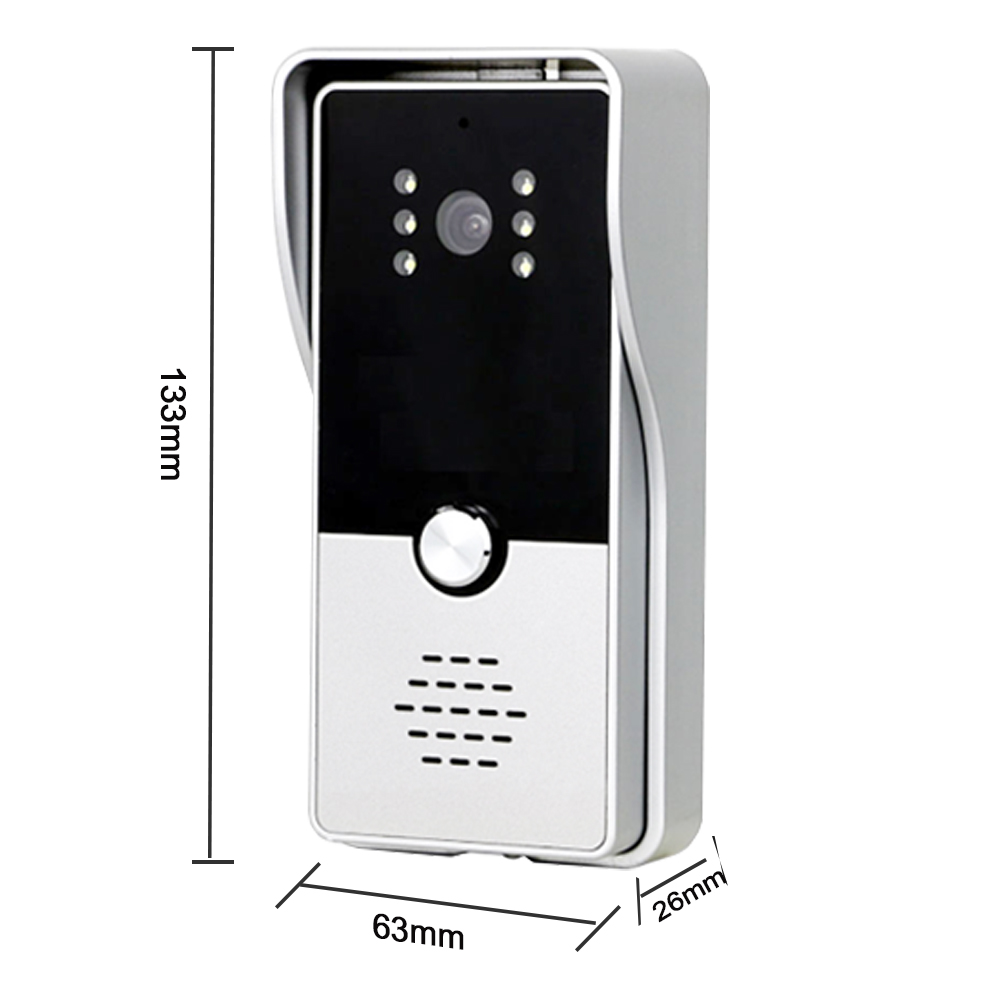 Dragonsview Wireless Wifi Intercom System for Home Multiple Video Door Phone Tuya Smart App Call Transfer for Villa Apartment