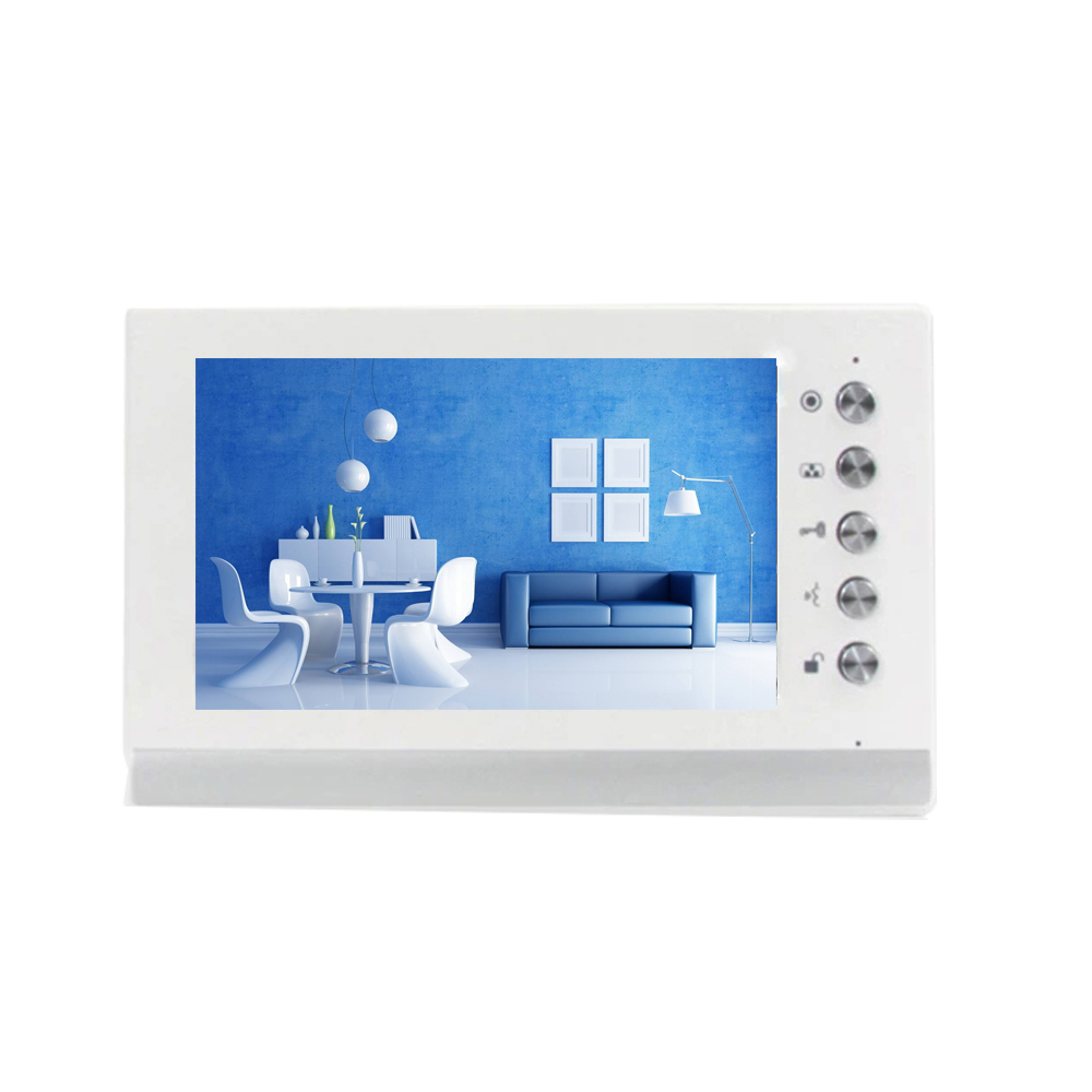 Dragonsview 7 Inch Wired Video Intercom Indoor Monitor Door Phone For Door Access Control System Unlock Talk