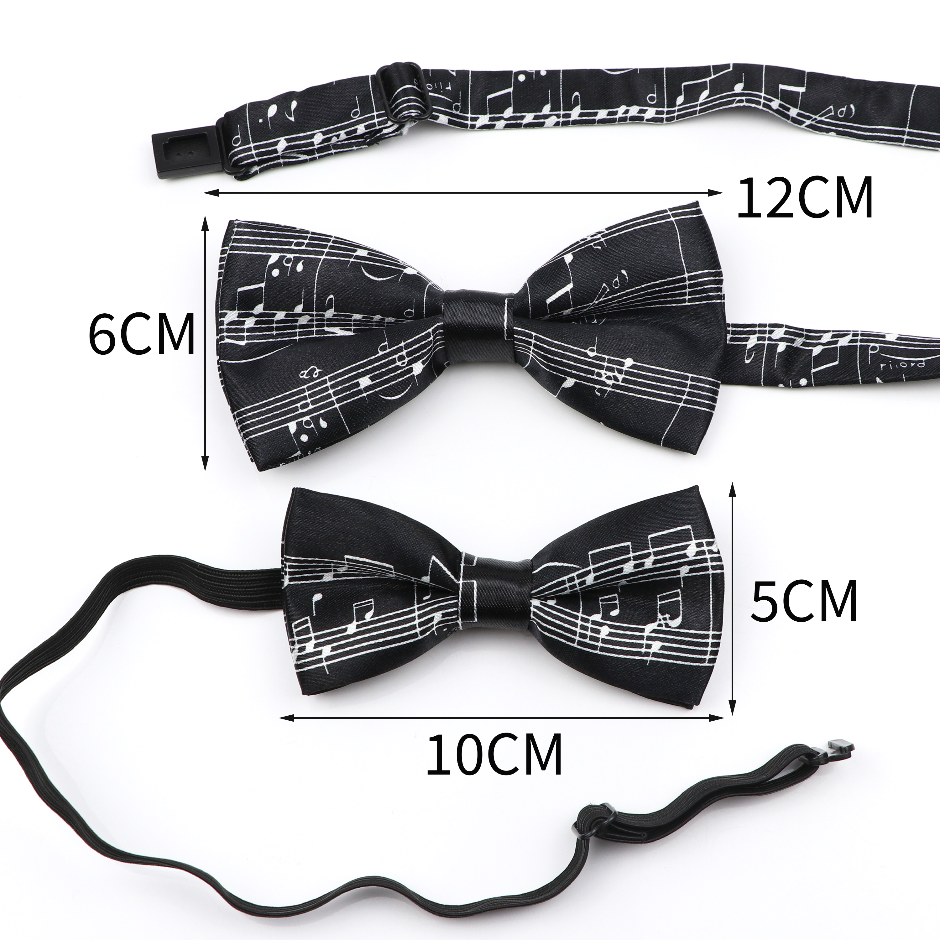 Âm Nhạc Note Dây Thắt Nơ Đàn Guitar Đàn Piano Xã Stave Người Con Trưởng Thành Bowtie Mới Lạ Tay Bướm Tiệc Cưới Nam Tặng Phụ Kiện